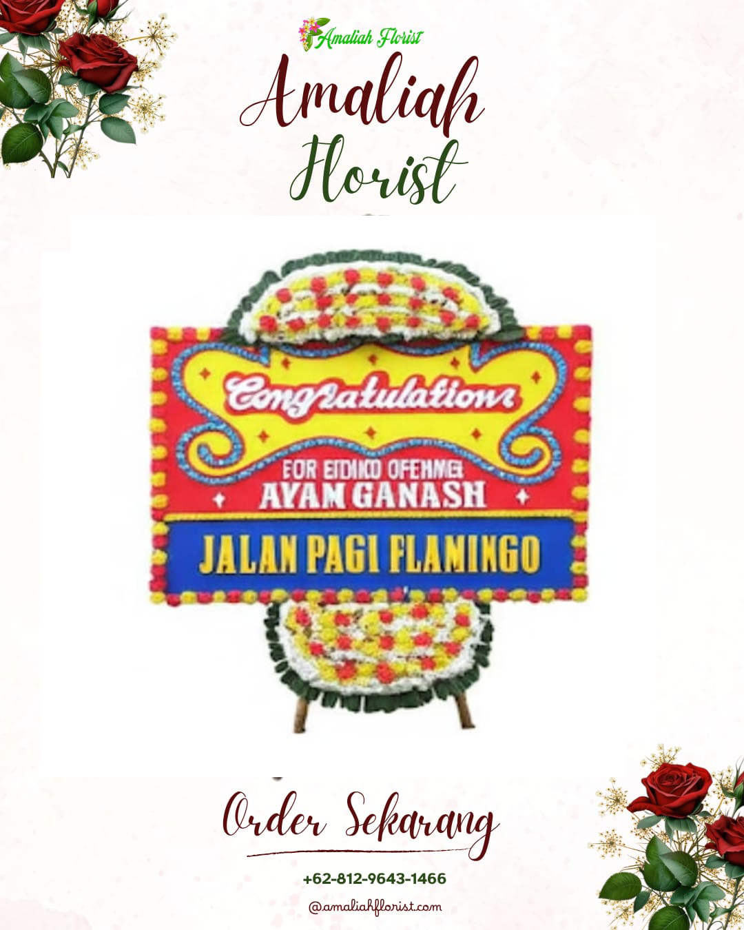 Sewa Papan Bunga Pesanggaran